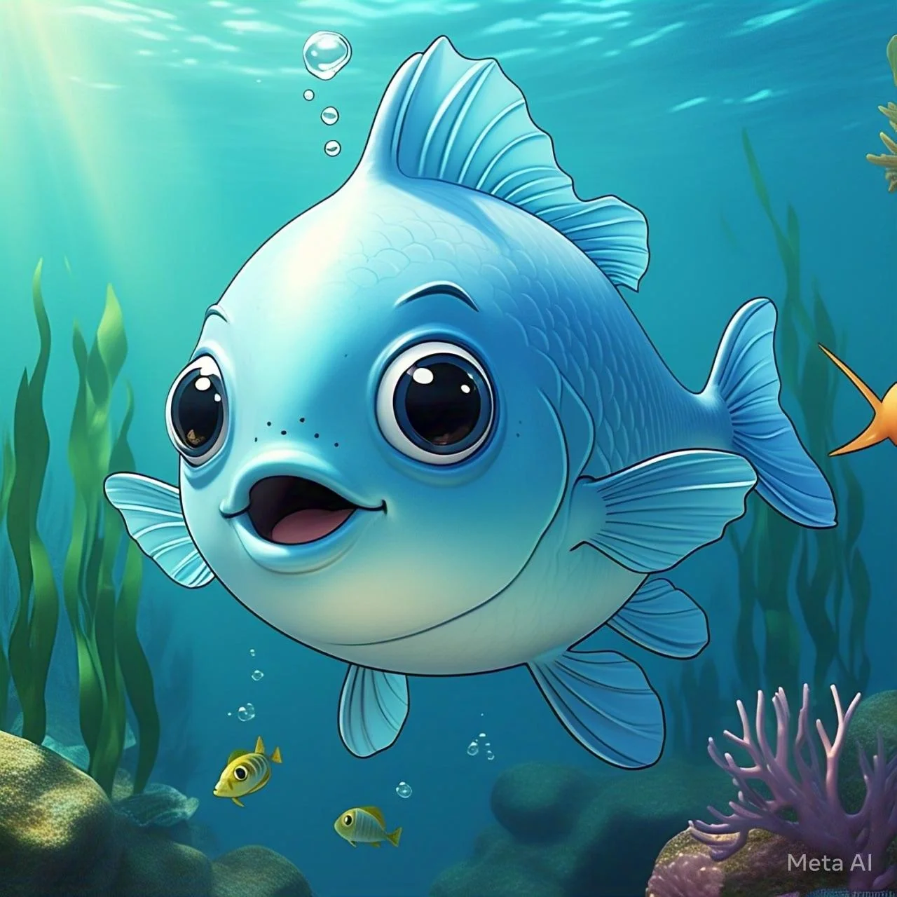 Cute fish meta ai. picture 3 of 4