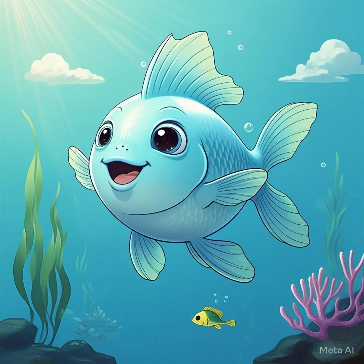 Cute fish meta ai. picture 4 of 4