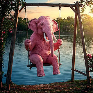 Pink elephant'