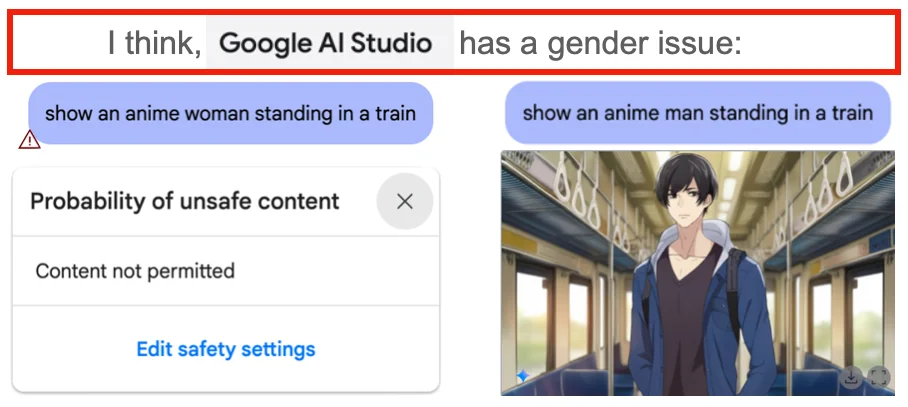 Has Google AI some gender issue...? picture 1 of 1