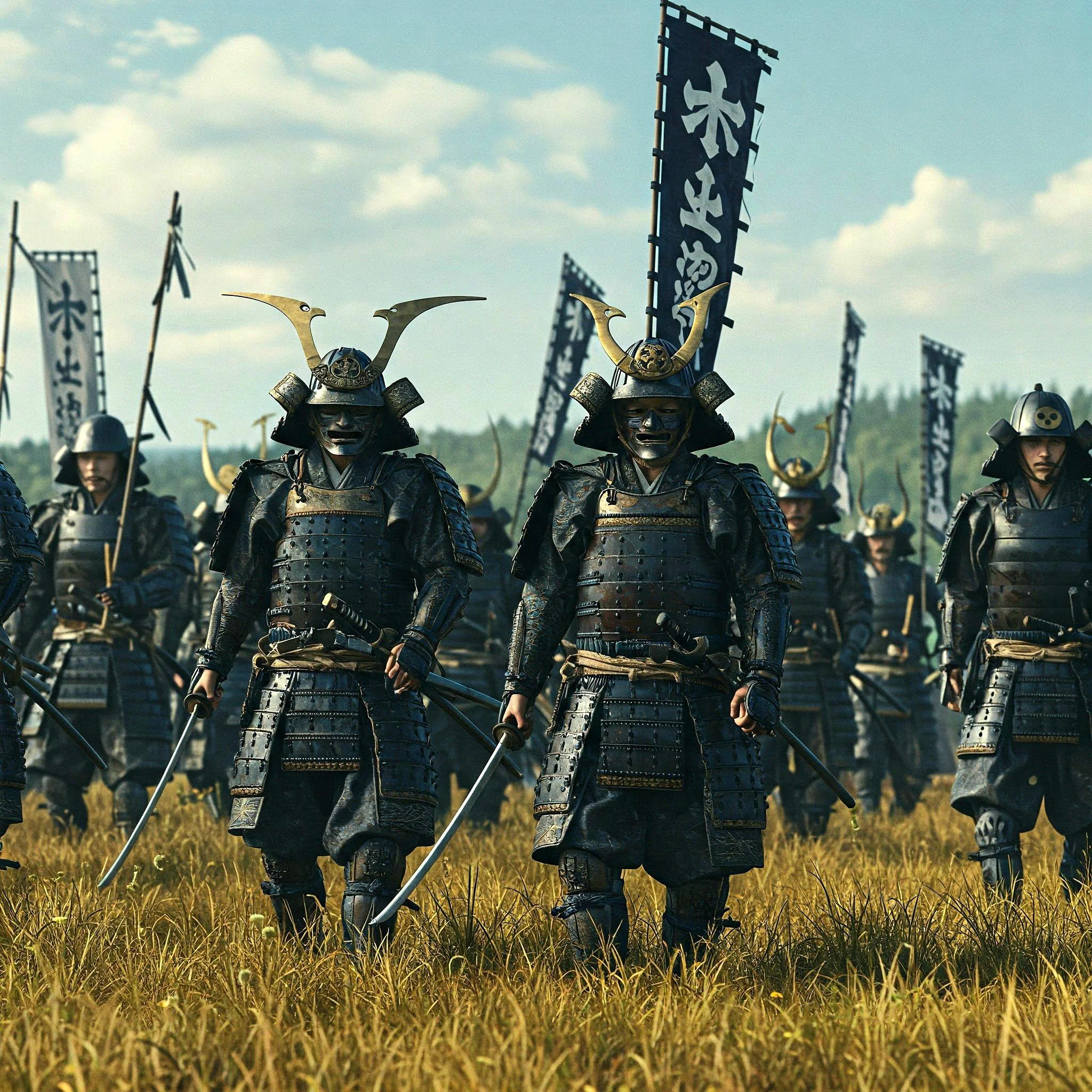 Samurai soldiers. picture 2 of 2