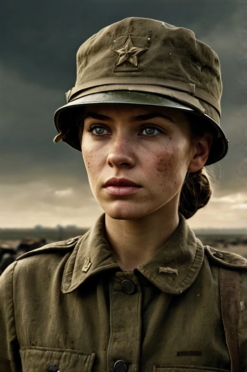 WW2 female soldier picture 1 of 5