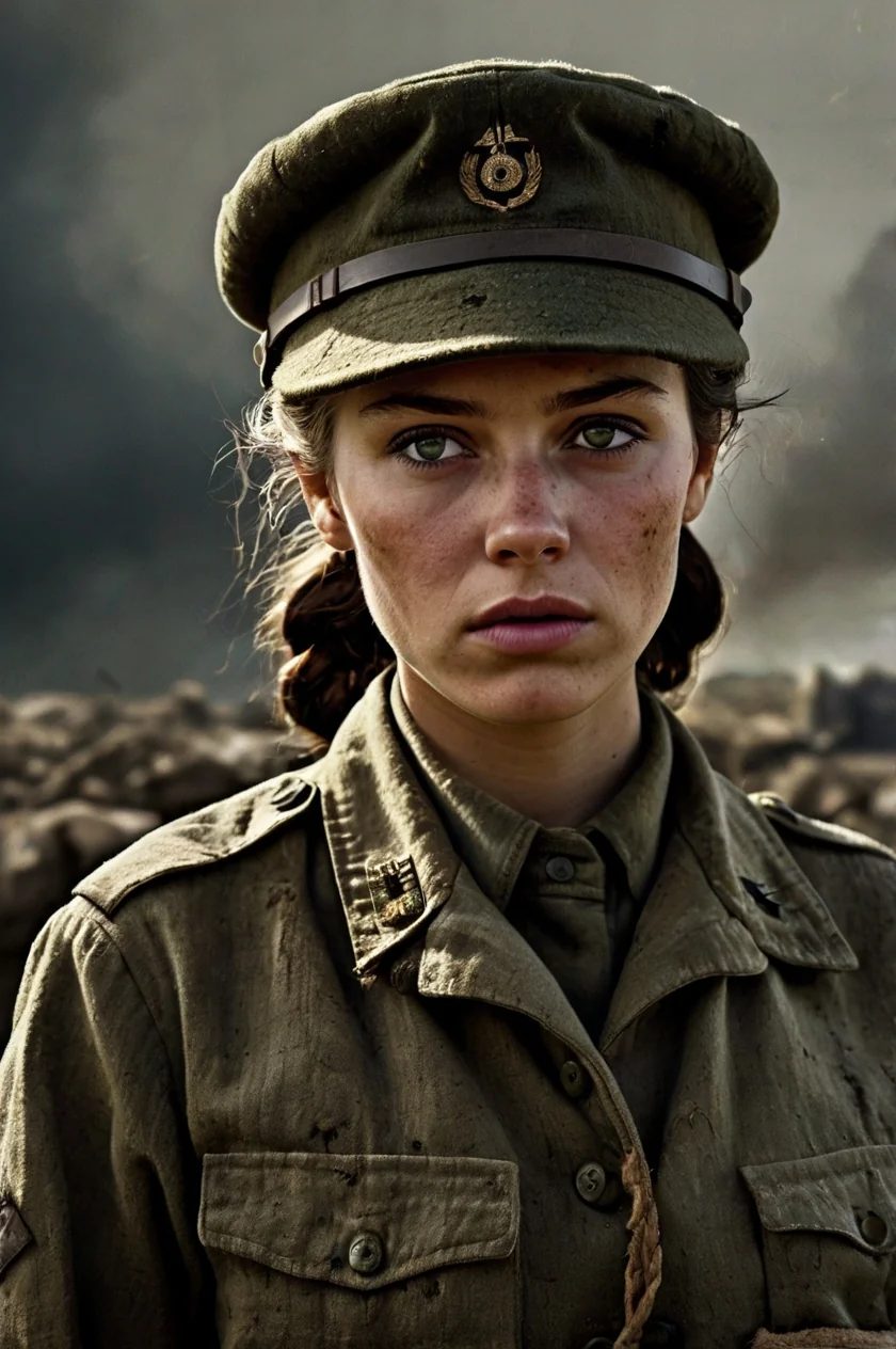 WW2 female soldier picture 2 of 5