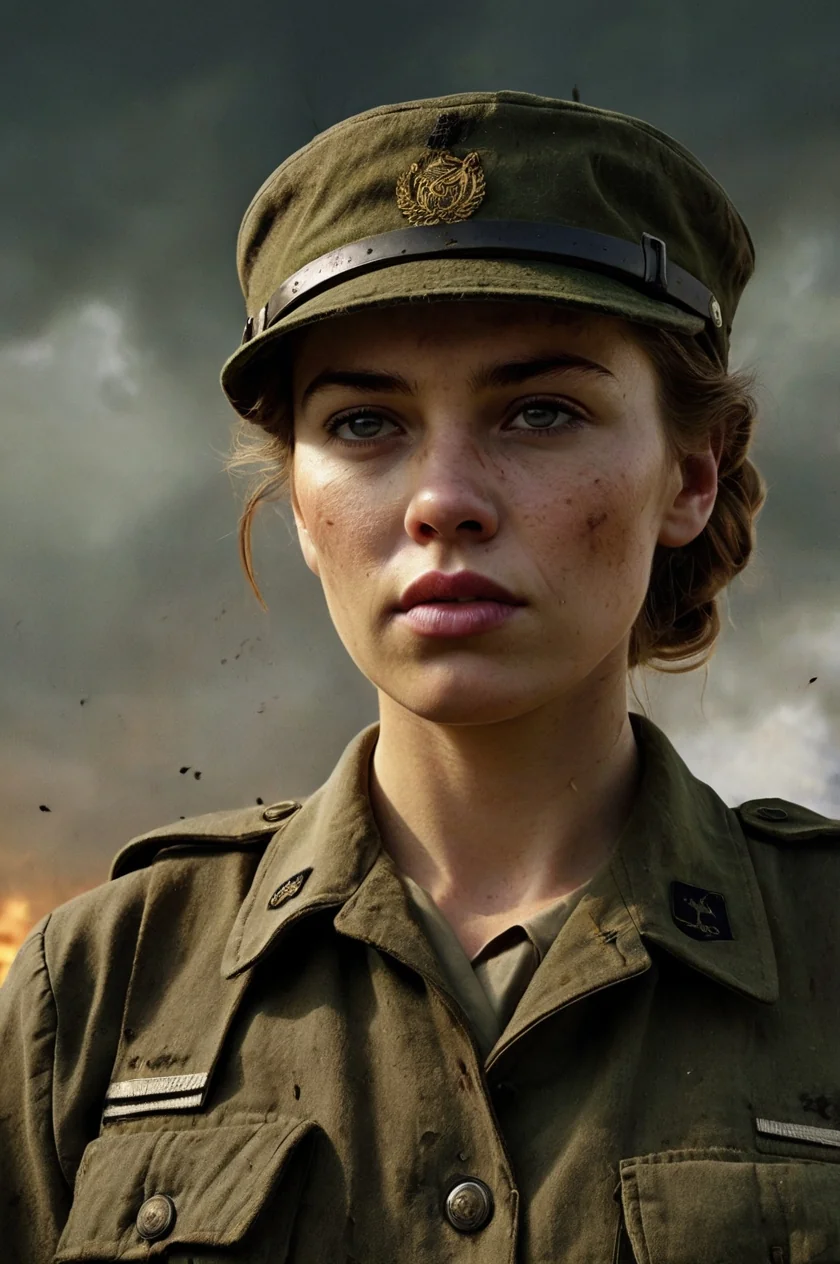 WW2 female soldier picture 4 of 5