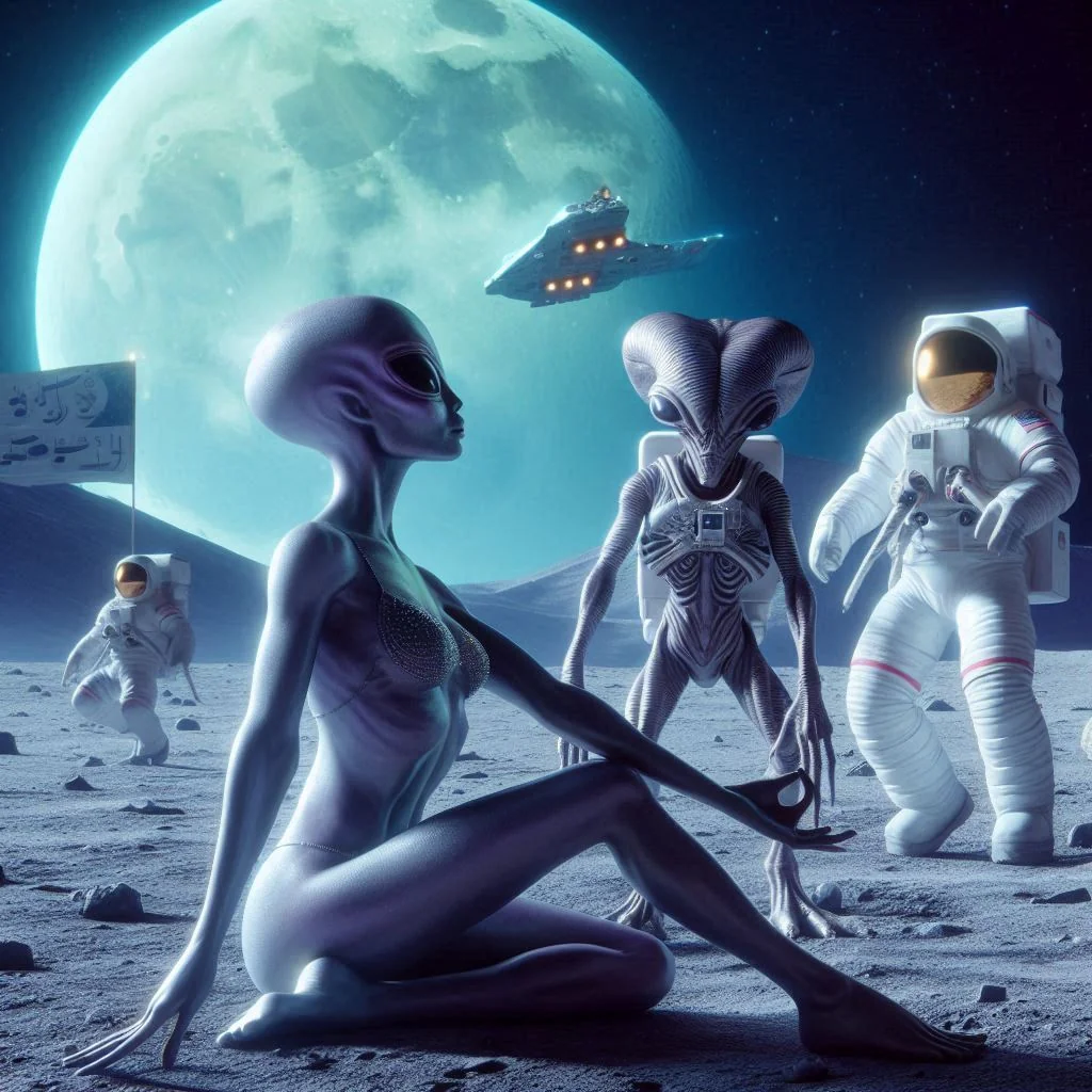 Alien Romance On The Moon picture 3 of 6