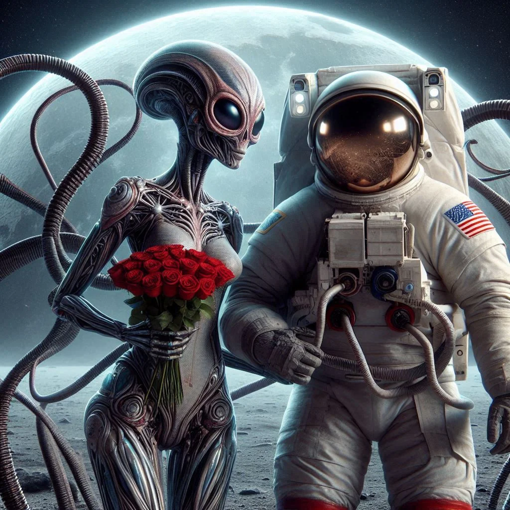 Alien Romance On The Moon picture 4 of 6