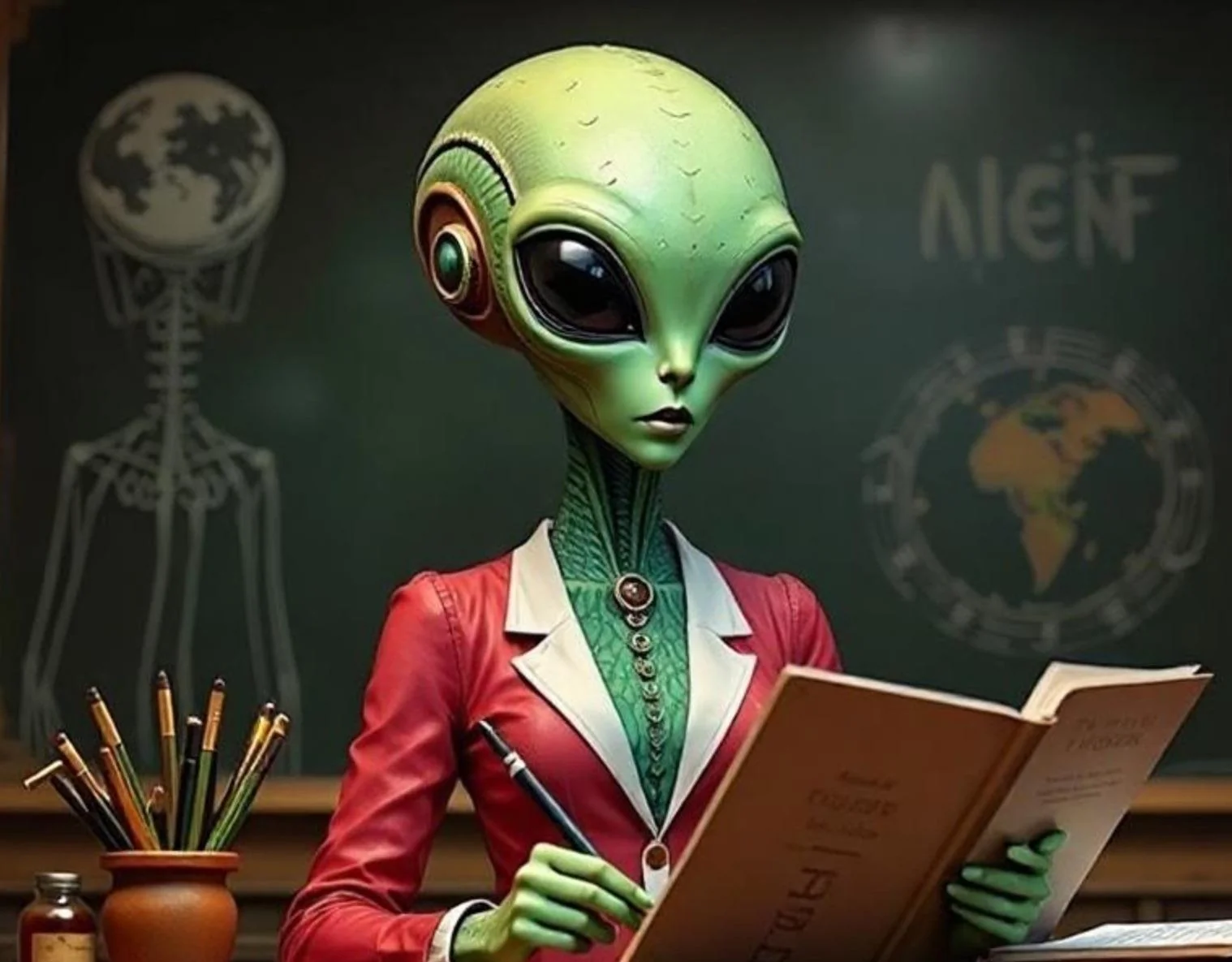 Alien teacher, CreArt picture 1 of 8