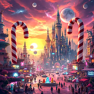 The Inter Galactic Candy Cane Kingdom'