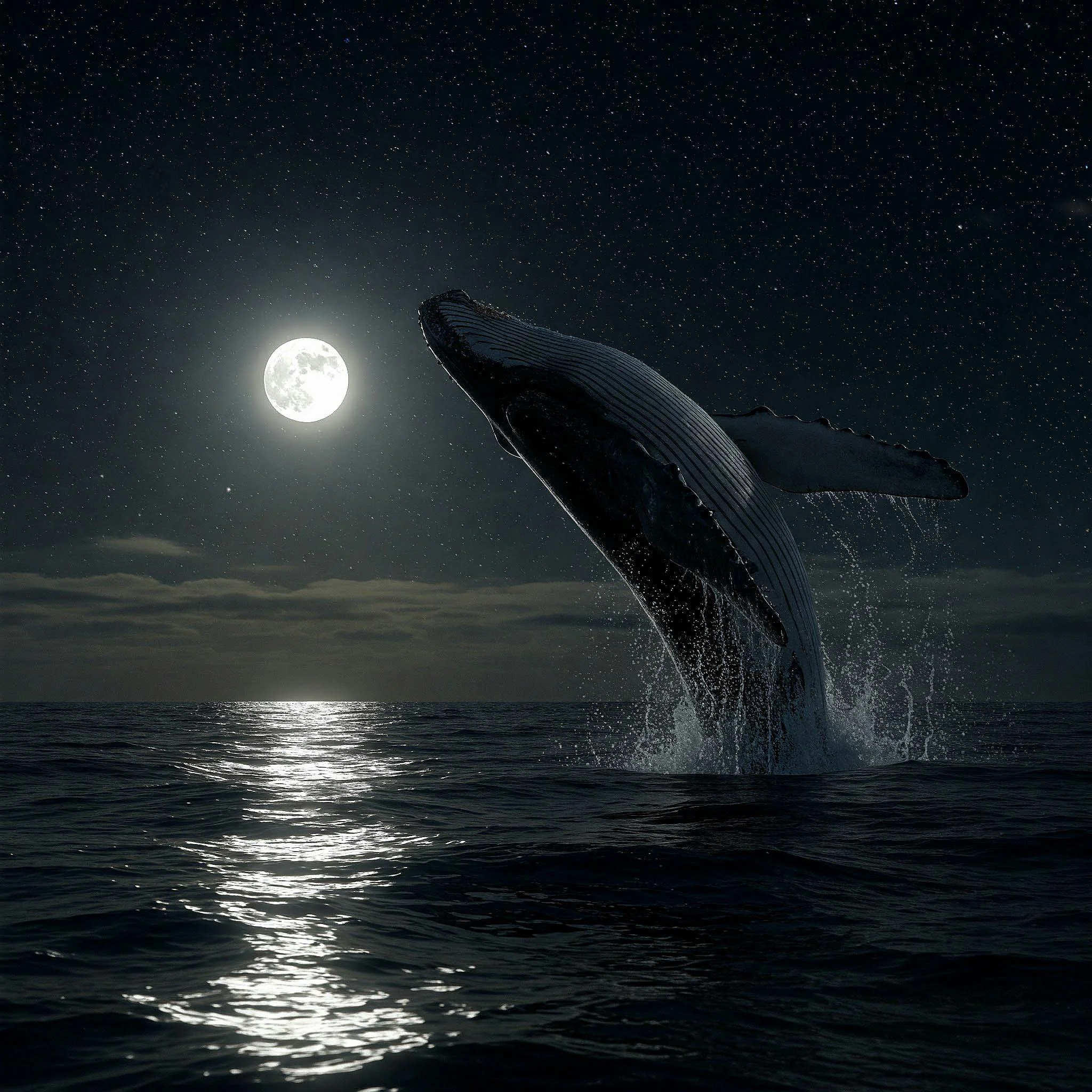 The whale and the moon. picture 1 of 1