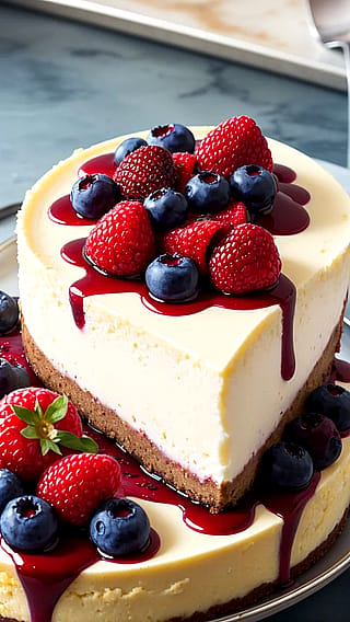 Berry Cheesecake 🍓'