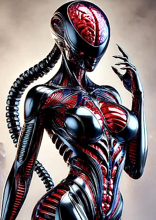 Female Humanoid Alien'