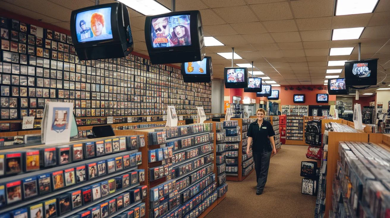 "Recreate a video rental store from the 1990s" picture 4 of 4