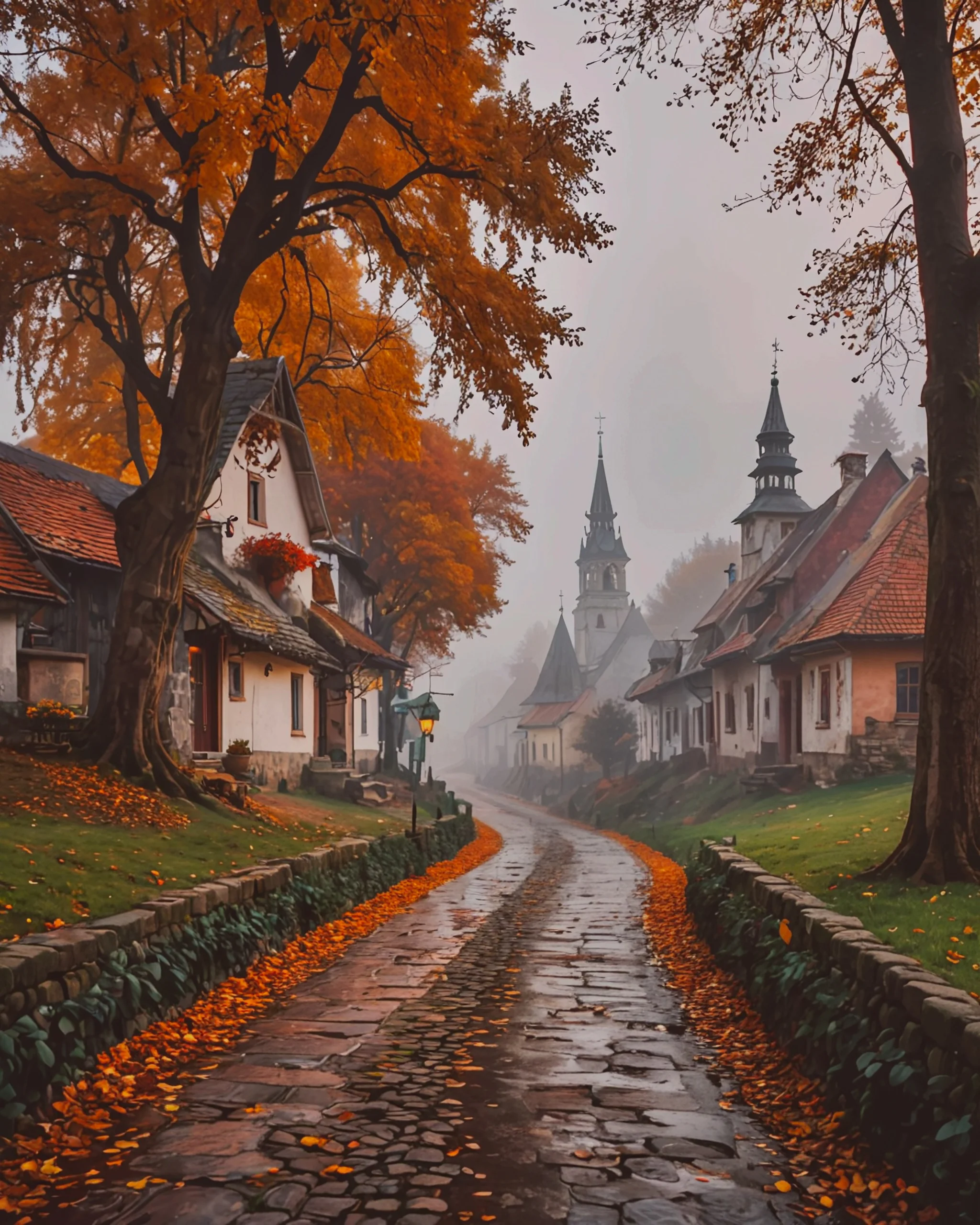 Romanian village in autumn picture 4 of 5