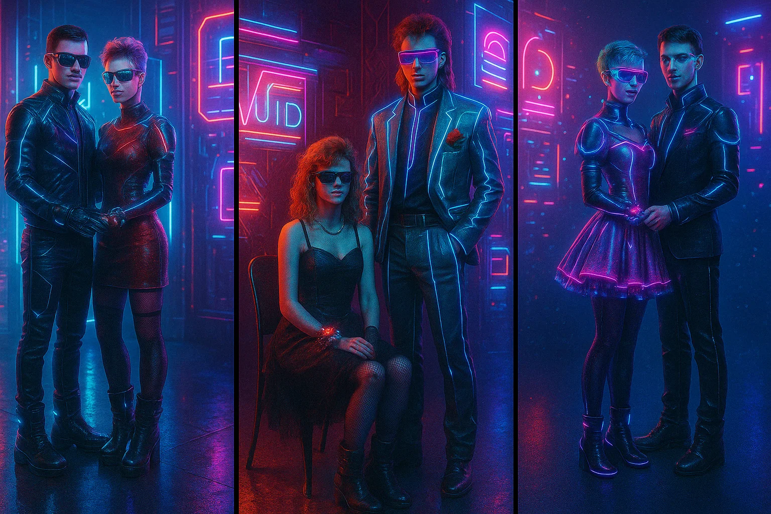 Prom Night in the 1990s: Cyberpunk Edition. picture 2 of 10
