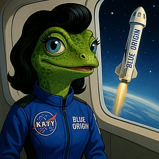 Katty perry In Space!!!'