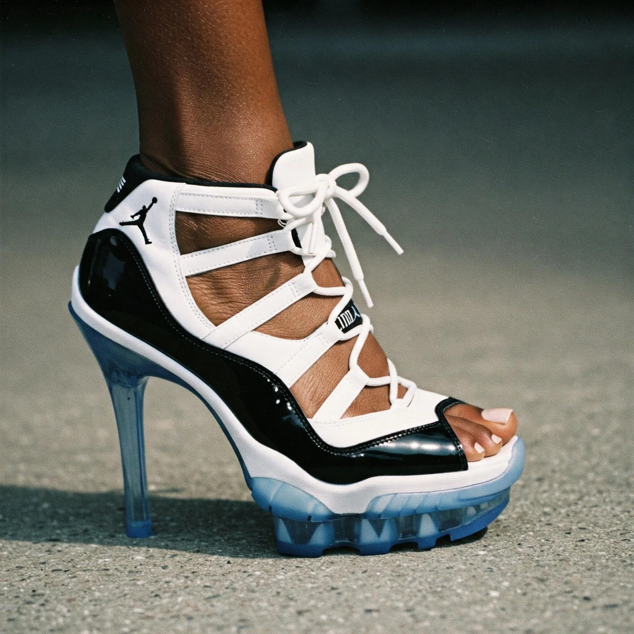 Air Jordan 11 open toe, Stiletto, picture 1 of 3