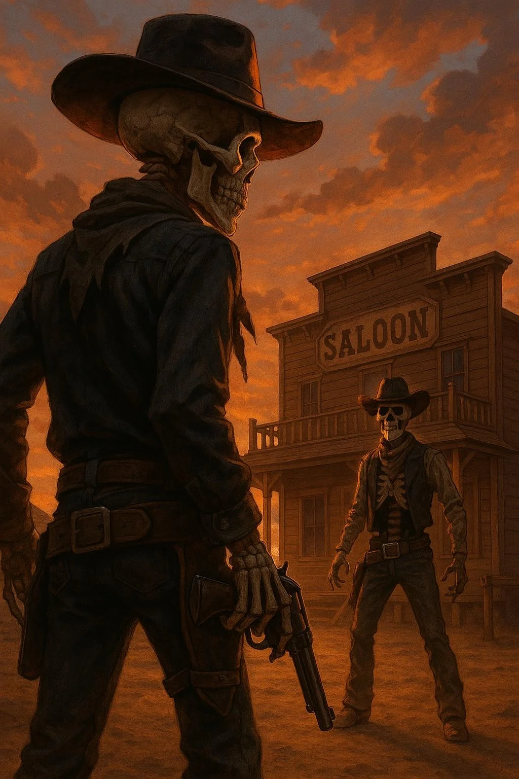 Some more skeleton AI art picture 2 of 2