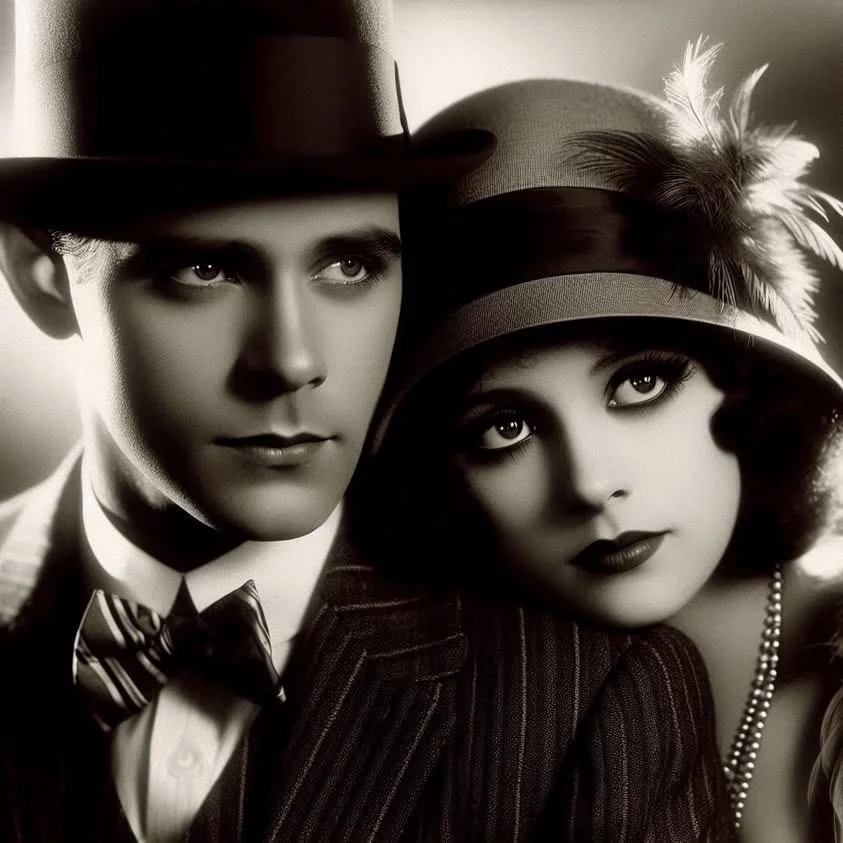 If these images weren’t black and white, what would you say their hair colours were? picture 1 of 3