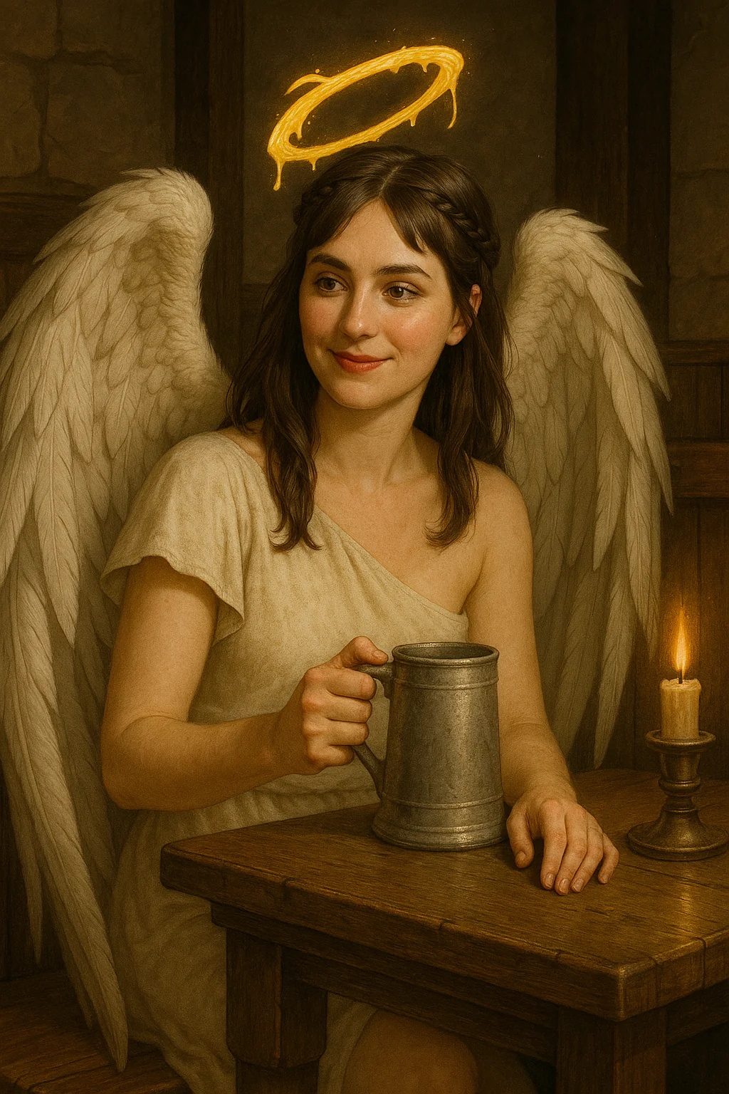 An angel and a demon go to a tavern together... (18th century) (ChatGPT) picture 3 of 5