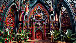 cathedral entrance'