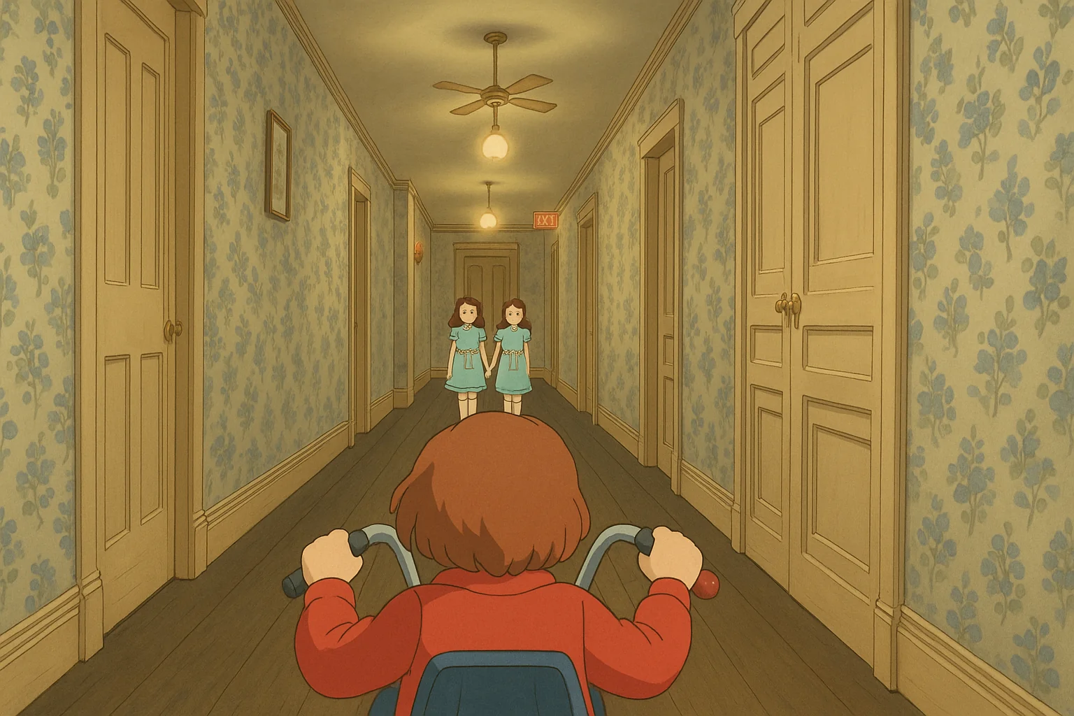 The Shining (1980) in Studio Ghibli Style picture 16 of 20