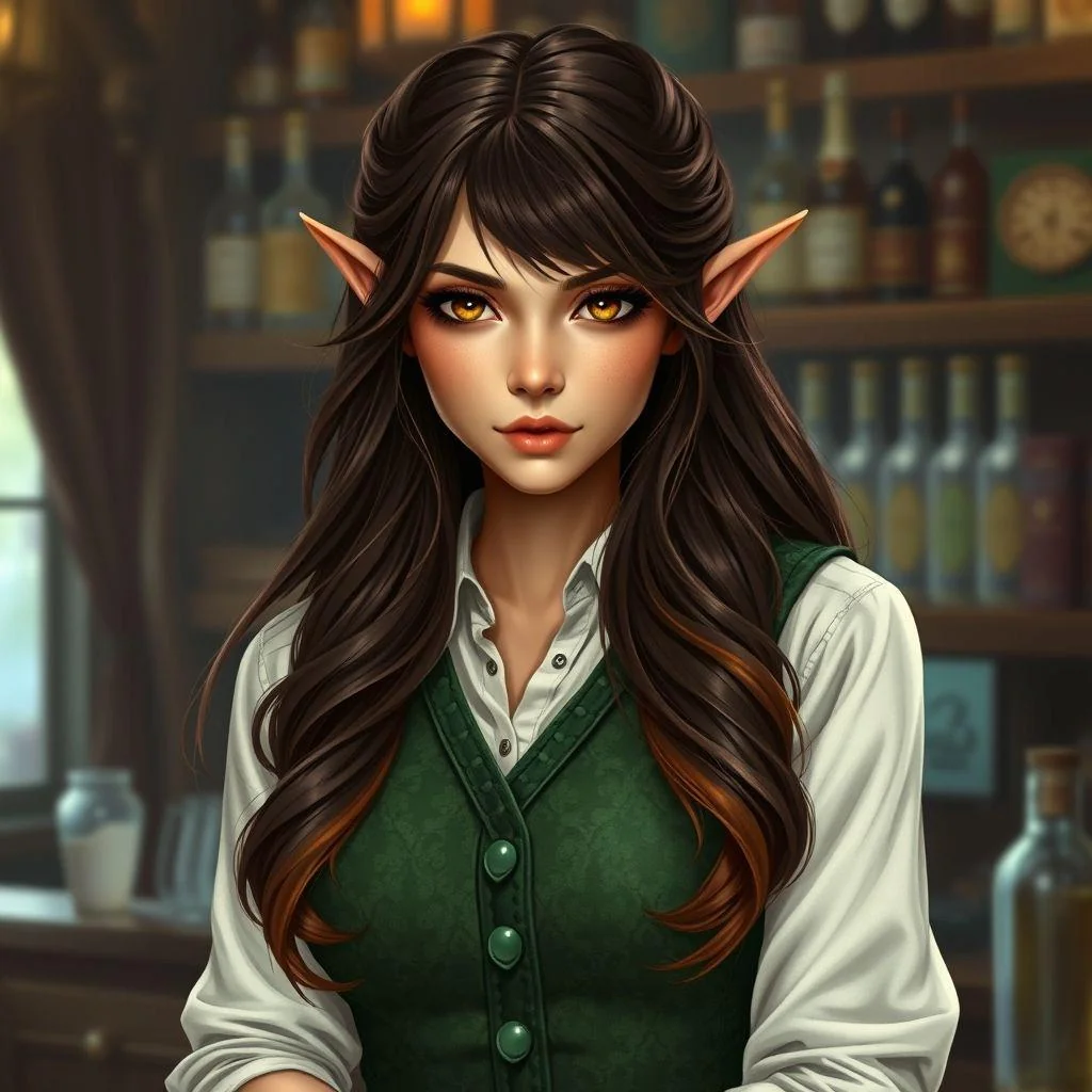 The Stunning Elven Bartender picture 1 of 1