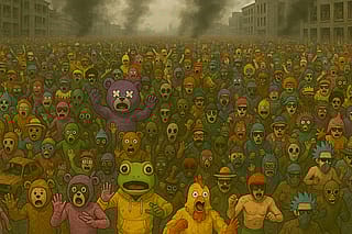 Apocalypse of Absurdity: March of the Meme Horde'