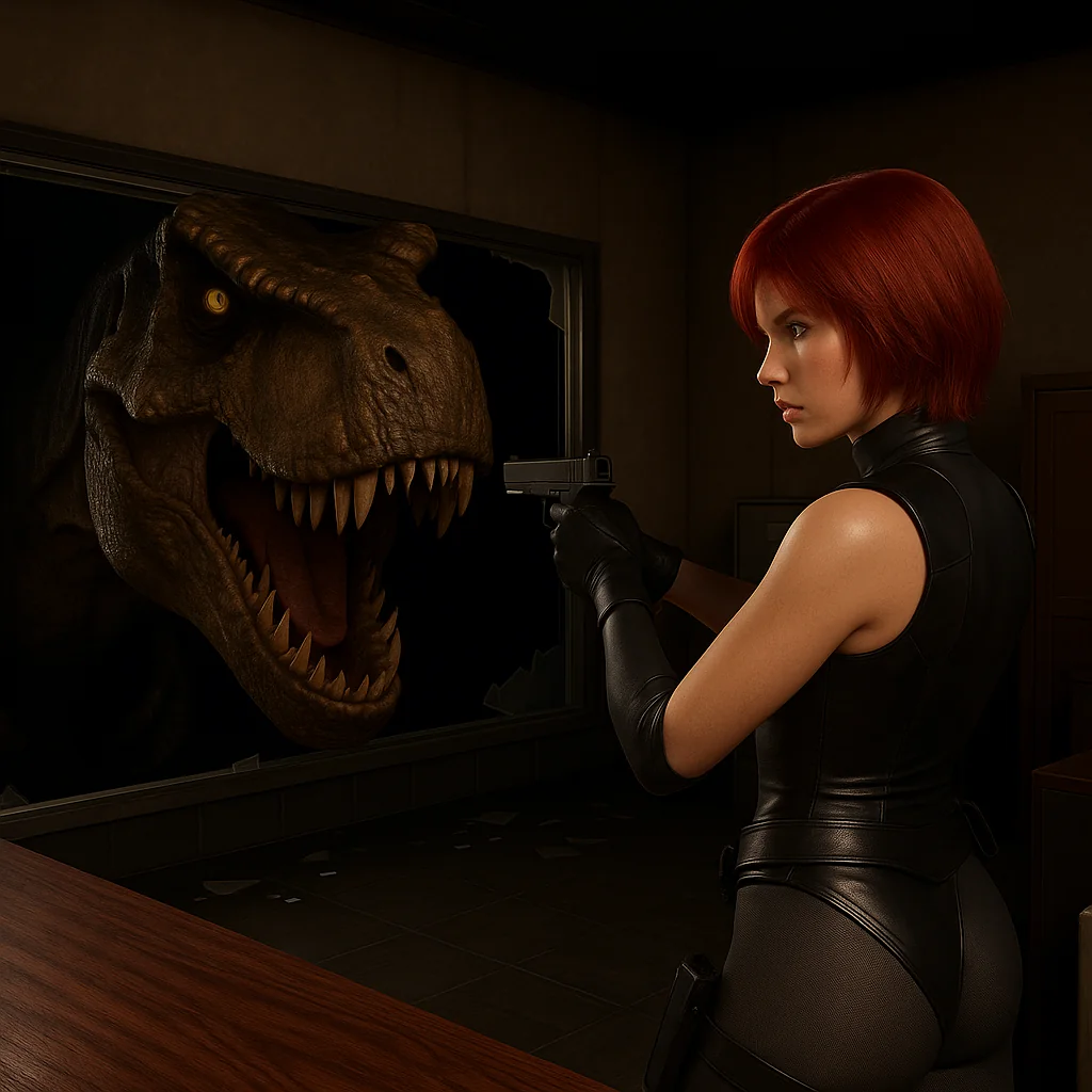 If Dino Crisis was remade in Unreal Engine 5 picture 2 of 2