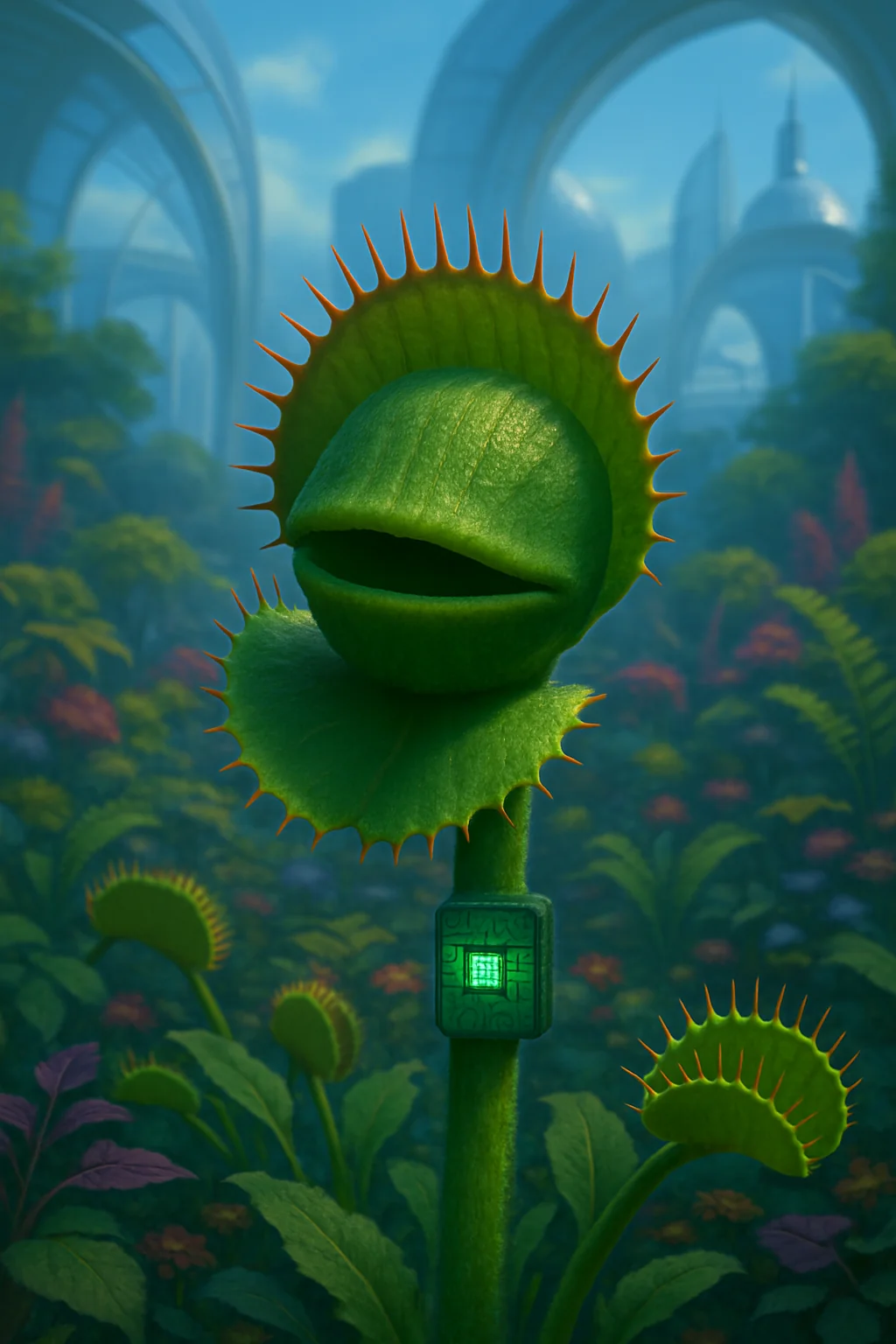 By the mid-2060s, household plants will be integrated with bio-quantum processors, granting them the ability to communicate directly with humans. picture 1 of 1