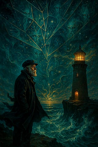 I prompted ChatGPT to prove to the masses that an AI can create art and told it that I will give it no other guidance.'