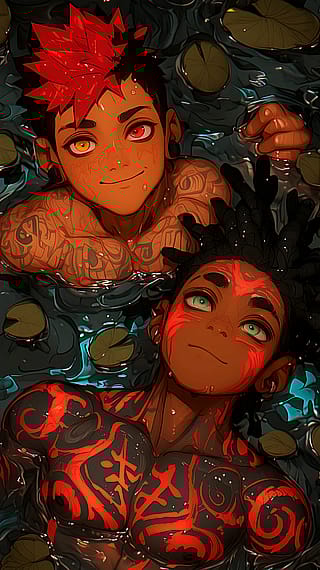 Swimmin with ya homeboy'