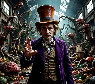 Come with me, and we'll see. A world of pure insanity.'