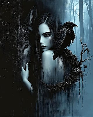 The Woods by Starryai'