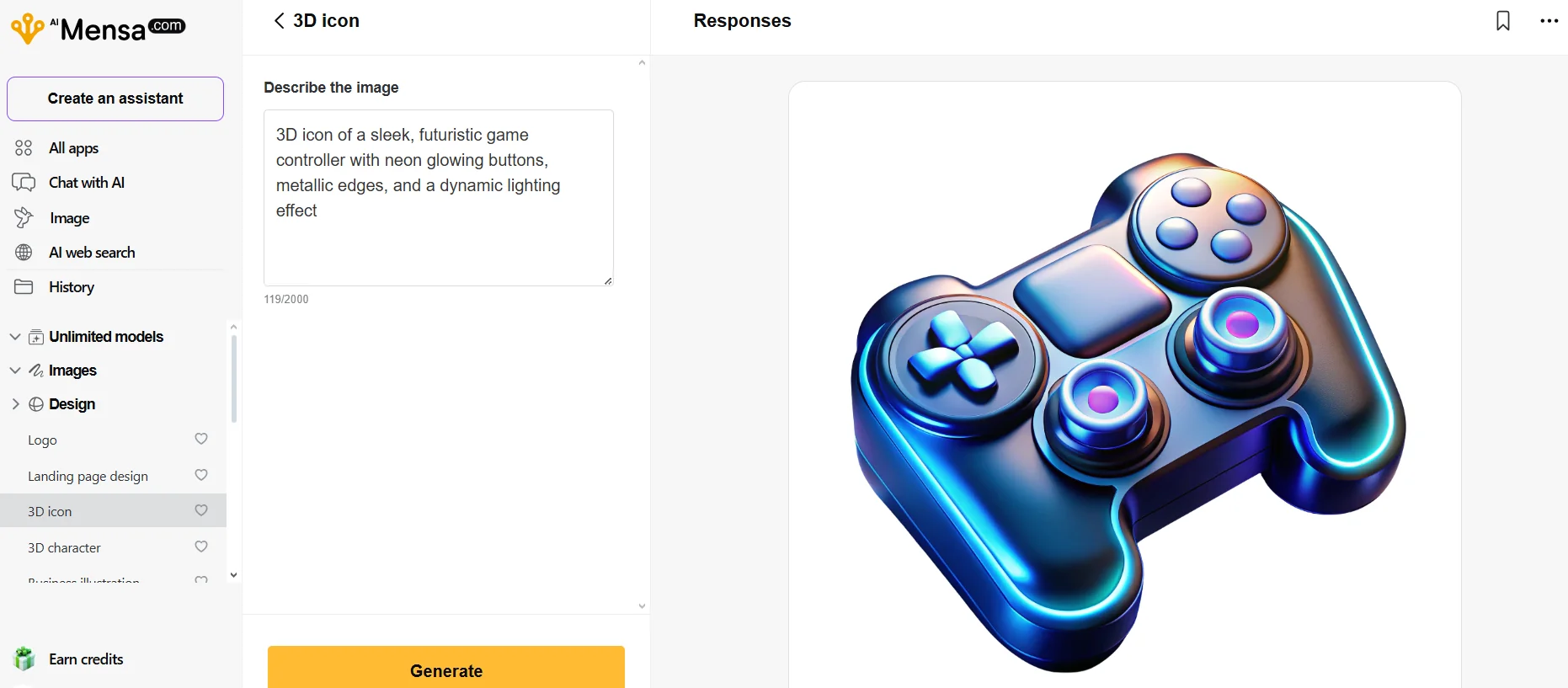 Made a full gamer-style 3D icon set in 15 minutes with AI picture 2 of 2