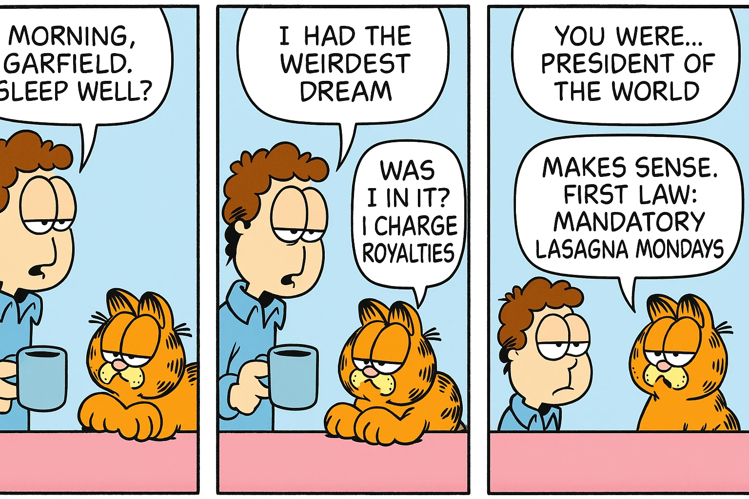 Garfield comic strip picture 1 of 1