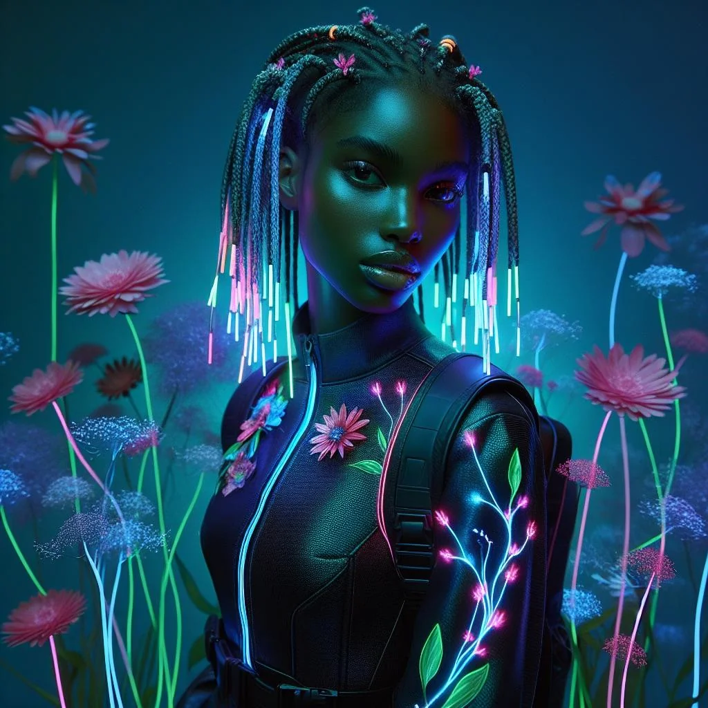 Neon Wildflower Dreams picture 1 of 2