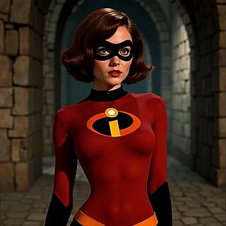 70’s Elastigirl Created Using ImagineArt'
