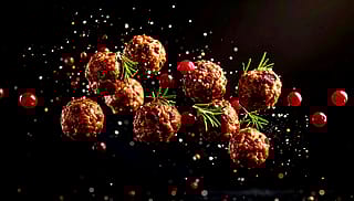 Food photography with AI'