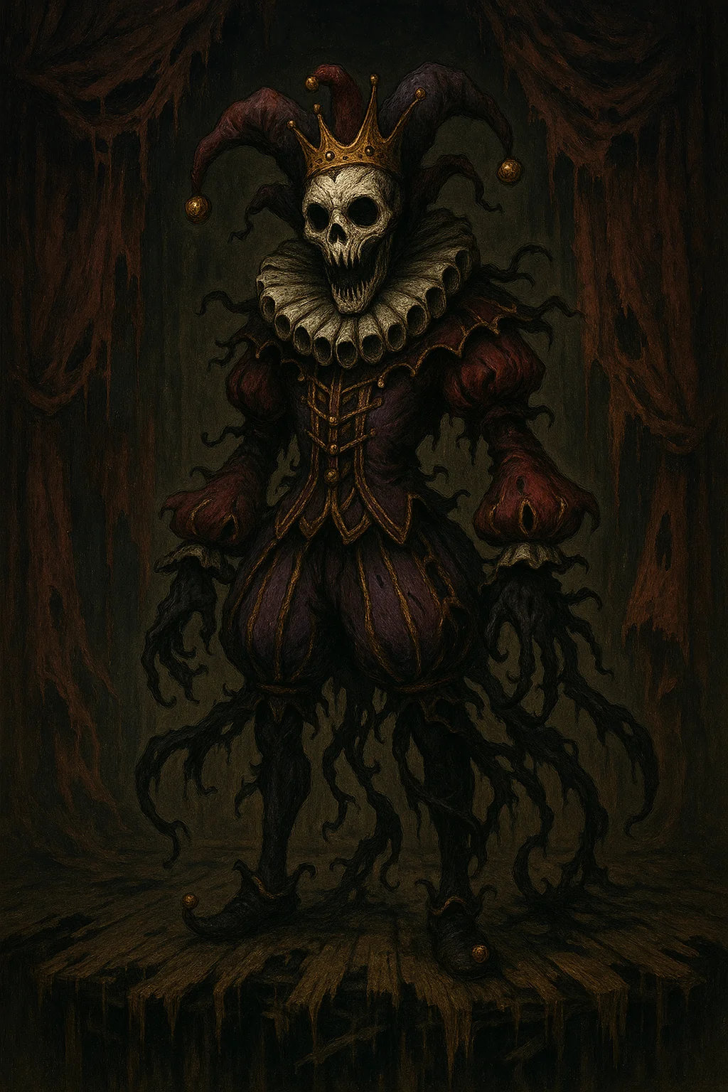 Bosses in oil painting of a rpg i'm working on picture 3 of 16