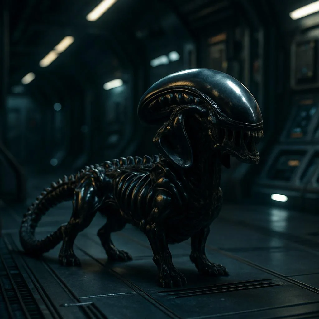 If my dachshund was a xenomorph picture 1 of 1