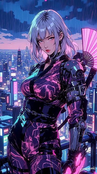 This Is Kunoichi 3.0 — Style and Firepower Maxed / Phone Wallpaper Archives'