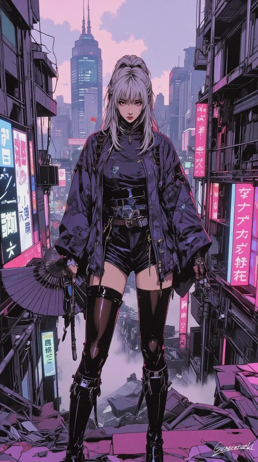 This Is Kunoichi 3.0 — Style and Firepower Maxed / Phone Wallpaper Archives picture 2 of 4