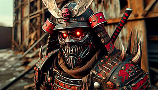 Demonic samurai'