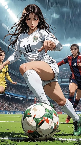 She looked at the goal and the goal flinched. / Phone Wallpaper Archives'