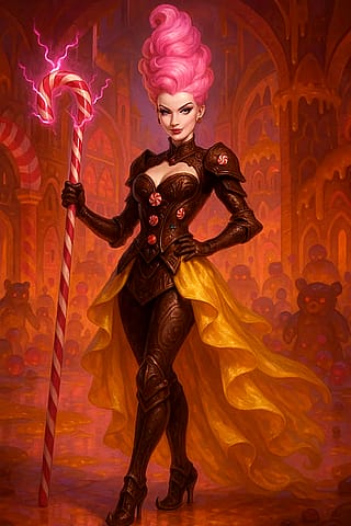 Supervillain OC - Candy Queen'