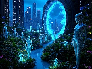 Portal to a Cyberpunk Eden: What Lies Beyond?'