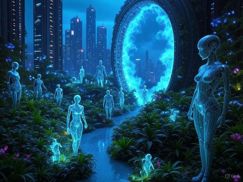 Portal to a Cyberpunk Eden: What Lies Beyond? picture 1 of 1