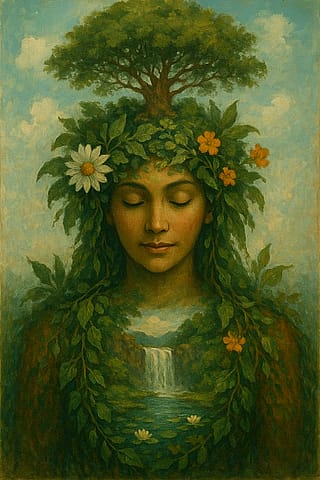 Mother Nature as imagined by GPT'