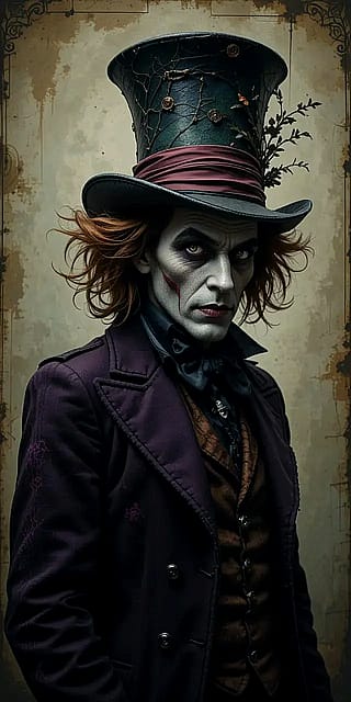 H.P. Lovecraft Mad Hatter'