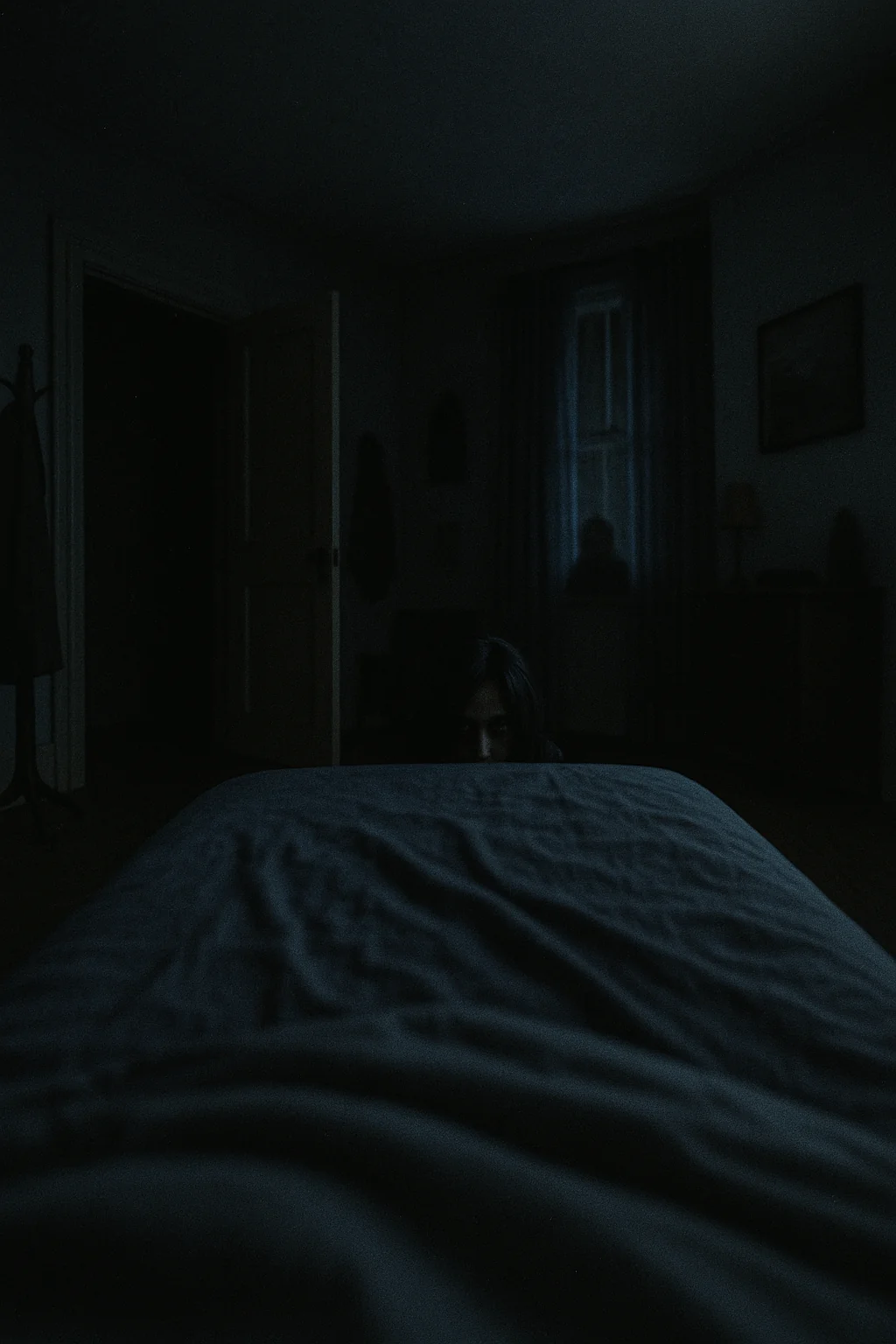 I'd like some help on horror gen. Which one is scarier (if any) and why? . Looking for things like positions, lighting , size of room,etc. Suggestions welcome. Thanks! picture 2 of 5